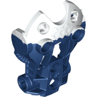 Visuel indicatif Rebrickable de Couverture de membre de grande figurine / couverture de torse avec motif blanc marbré (Toa Inika) (Large Figure Limb Cover / Torso Cover with Marbled White Pattern (Toa Inika))