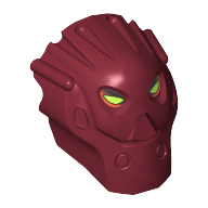 Tête de minifigurine Spécial, motif imprimé Inika Toa Jaller (Minifig Head Special, Inika Toa Jaller Print)
