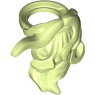 Minifigurine nuque barbe et moustache, longue bouclée (Minifig Neckwear Beard and Moustache, Long Curly)