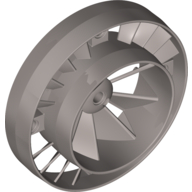 Visuel indicatif Rebrickable de Moteur, très grande turbine, avec perle gris clair motif marbré (Engine, Very Large Turbine, with Pearl Light Gray Marbled Pattern)