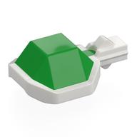 Visuel indicatif Rebrickable de Projectile, koopa coquillage avec levier avec motif de dessus vert vif (Projectile, Koopa Troopa Shell with Lever with Bright Green Top Pattern)