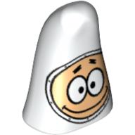 Tête de minifigurine spéciale, étoile de mer avec motif imprimé combinaison spatiale (patrick) (Minifig Head Special, Starfish with Spacesuit Print (Patrick))