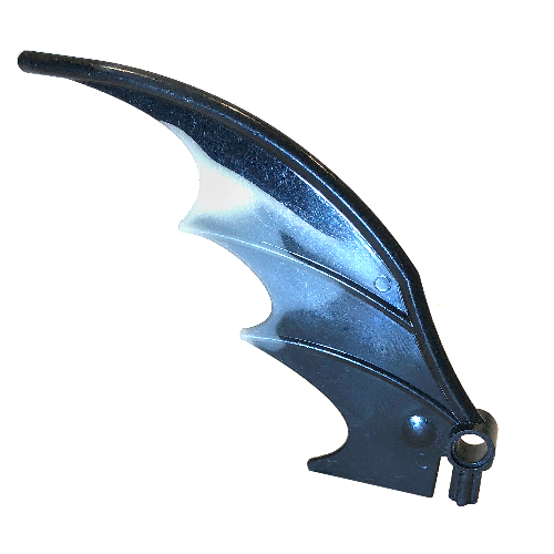 Visuel indicatif Rebrickable de Partie du corps de la créature, aile du dragon 8 x 10, avec lueur marbrée (Creature Body Part, Dragon Wing 8 x 10, with Marbled Glow In Dark Opaque Pattern)