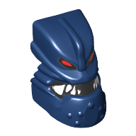 Tête de minifigurine Spécial, Piraka Vezok avec yeux et dents motif imprimé (Minifig Head Special, Piraka Vezok with Eyes and Teeth Print)
