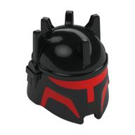 Casque, gideon moff avec visière rouge motif imprimé (Helmet, Moff Gideon with Red Visor Print)
