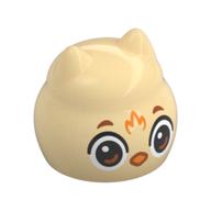 Boule avec oreilles avec motif imprimé Owl Face (Ball with Ears with Owl Face Print)