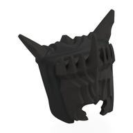 Visuel indicatif Rebrickable de Casque avec grill, couronne à pointes avec motif de cagoule noire (bouche de sauron) (Helmet with Grill, Spiked Crown with Black Hood Pattern (Mouth of Sauron))