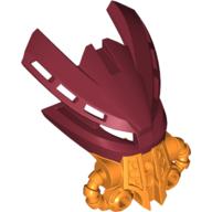 Visuel indicatif Rebrickable de Masque de grande figurine Arthron avec motif orange marbré (Large Figure Mask Arthron with Marbled Orange Pattern)