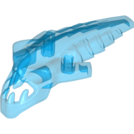 Visuel indicatif Rebrickable de Grande figurine tête barraki takadox, marbré transparent-bleu foncé motif (Large Figure Head Barraki Takadox, Marbled Trans-Dark Blue Pattern)