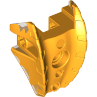 Visuel indicatif Rebrickable de Couverture de membre grande figurine, armure (barraki carapar) / scoop, griffe avec motif marbré transparent-brun (Large Figure Limb Cover, Armor (Barraki Carapar) / Scoop, Claw with Marbled Trans-Brown Pattern)