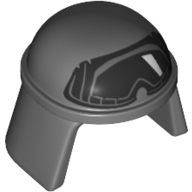 Casque pilote impérial, lisse avec des lunettes noires motif imprimé (à-st pilote) (Helmet Imperial Pilot, Smooth with Black Goggles Print (AT-ST Pilot))