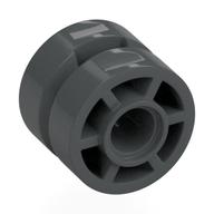 Visuel indicatif Rebrickable de Roue 14mm d. x 9.9mm avec rainure centrale, faux boulons grands et 6 rayons (Wheel 14mm D. x 9.9mm with Centre Groove, Fake Bolts Large and 6 Spokes)