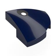 Visuel indicatif Rebrickable de Brique arrondie d’angle, courbé 2 x 2 x 2/3 quart de cercle avec œil noir, blanc pupille motif imprimé (Brick Round Corner, Curved 2 x 2 x 2/3 Quarter Circle with Black Eye, White Pupil Print)