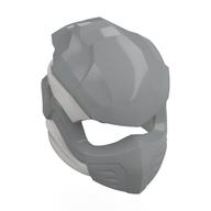 Casque, ninja avec bandages motif blanc (Helmet, Ninja with Wraps White Pattern)
