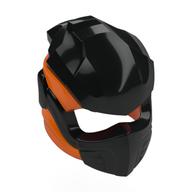 Visuel indicatif Rebrickable de Casque, ninja avec enveloppements motif orange (Helmet, Ninja with Wraps Orange Pattern)