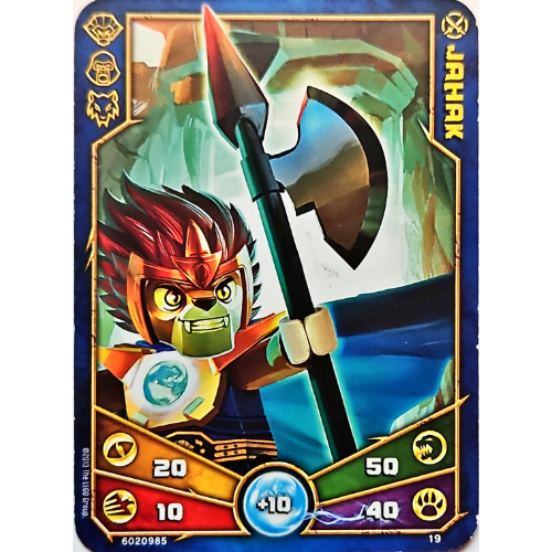 Carte à collectionner, Legends of Chima jeu n° 1: 19 [Jahak] (Trading Card, Legends of Chima Deck #1: 19 [Jahak])