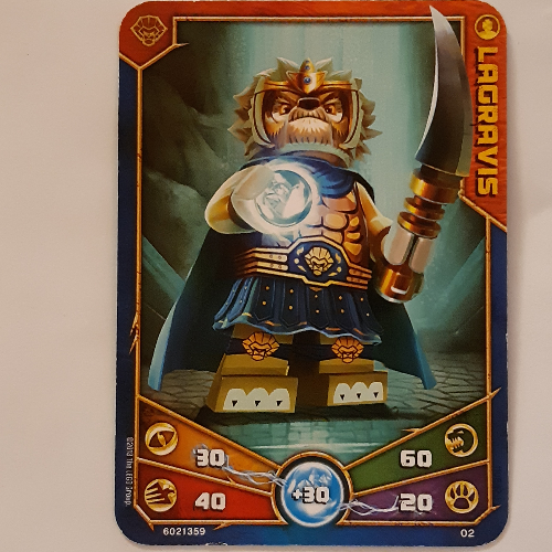 Carte à collectionner, Legends of Chima jeu n° 1: 2 [Lagravis] (Trading Card, Legends of Chima Deck #1: 2 [Lagravis])