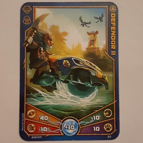 Carte à collectionner, Legends of Chima jeu n° 1: 20 [Defendor II] (Trading Card, Legends of Chima Deck #1: 20 [Defendor II])