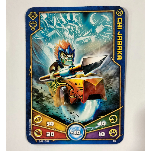 Carte à collectionner, Legends of Chima jeu n° 1: 16 [Chi Jabaka] (Trading Card, Legends of Chima Deck #1: 16 [Chi Jabaka])