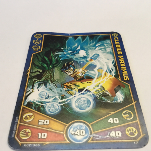 Carte à collectionner, Legends of Chima jeu n° 1: 17 [Clubius Maximus] (Trading Card, Legends of Chima Deck #1: 17 [Clubius Maximus])