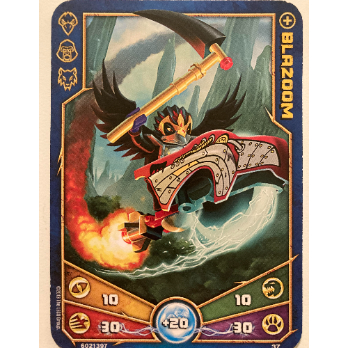 Carte à collectionner, Legends of Chima jeu n° 1: 37 [Blazoom] (Trading Card, Legends of Chima Deck #1: 37 [Blazoom])
