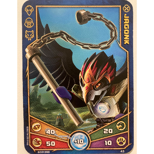 Carte à collectionner, Legends of Chima jeu n° 1: 43 [Jagonk] (Trading Card, Legends of Chima Deck #1: 43 [Jagonk])