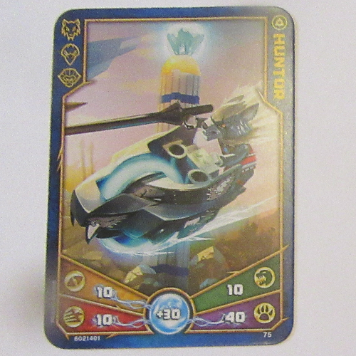 Carte à collectionner, Legends of Chima jeu n° 1: 75 [Huntor] (Trading Card, Legends of Chima Deck #1: 75 [Huntor])