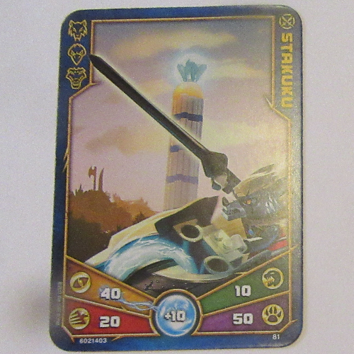 Carte à collectionner, Legends of Chima jeu n° 1: 81 [Stakuku] (Trading Card, Legends of Chima Deck #1: 81 [Stakuku])