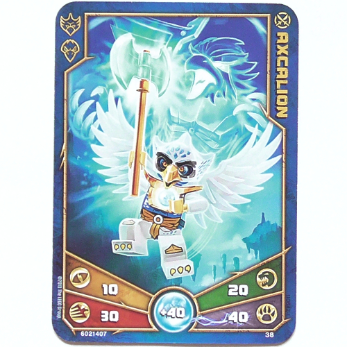 Carte à collectionner, Legends of Chima jeu n° 1: 38 [Axcalion] (Trading Card, Legends of Chima Deck #1: 38 [Axcalion])