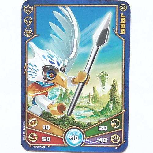 Carte à collectionner, Legends of Chima jeu n° 1: 41 [Jaba] (Trading Card, Legends of Chima Deck #1: 41 [Jaba])