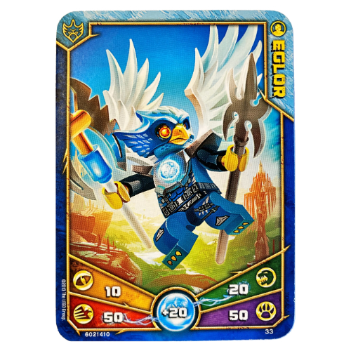 Carte à collectionner, Legends of Chima jeu n° 1: 33 [Eglor] (Trading Card, Legends of Chima Deck #1: 33 [Eglor])
