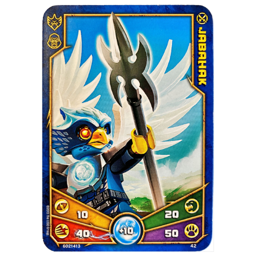 Carte à collectionner, Legends of Chima jeu n° 1: 42 [Jabahak] (Trading Card, Legends of Chima Deck #1: 42 [Jabahak])