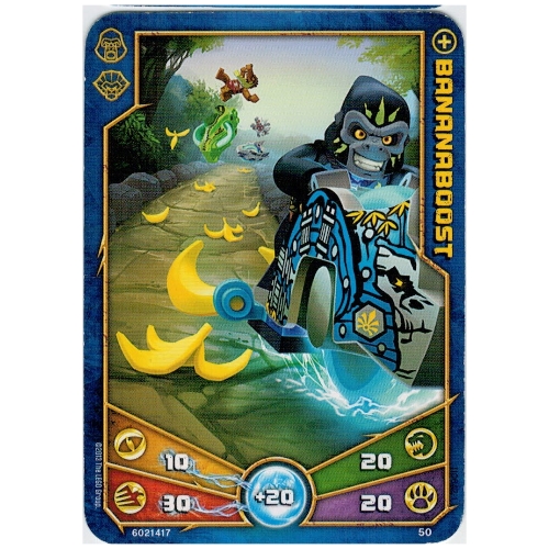 Carte à collectionner, Legends of Chima jeu n° 1: 50 [Bananaboost] (Trading Card, Legends of Chima Deck #1: 50 [Bananaboost])