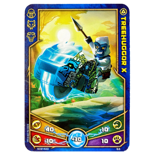 Carte à collectionner, Legends of Chima jeu n° 1: 53 [Treehuggor X] (Trading Card, Legends of Chima Deck #1: 53 [Treehuggor X])