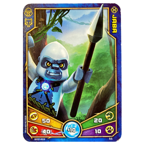 Carte à collectionner, Legends of Chima jeu n° 1: 55 [Jaba] (Trading Card, Legends of Chima Deck #1: 55 [Jaba])