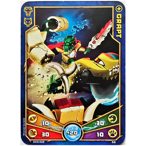 Carte à collectionner, Legends of Chima jeu n° 1: 68 [Grapt] (Trading Card, Legends of Chima Deck #1: 68 [Grapt])