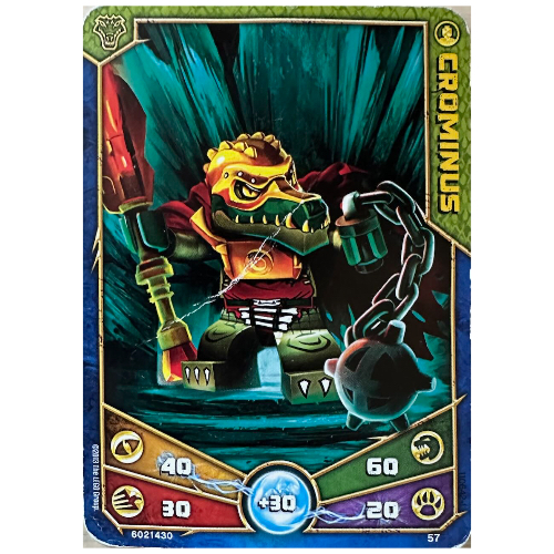 Carte à collectionner, Legends of Chima jeu n° 1: 57 [Crominus] (Trading Card, Legends of Chima Deck #1: 57 [Crominus])