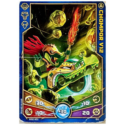 Carte à collectionner, Legends of Chima jeu n° 1: 60 [Chompor V12] (Trading Card, Legends of Chima Deck #1: 60 [Chompor V12])
