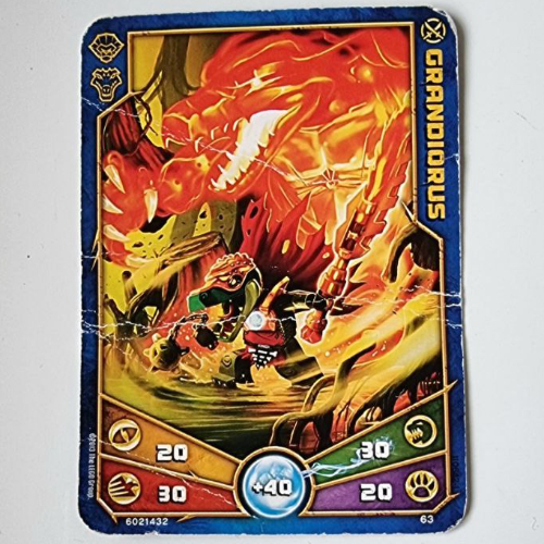 Carte à collectionner, Legends of Chima jeu n° 1: 63 [Grandiorus] (Trading Card, Legends of Chima Deck #1: 63 [Grandiorus])