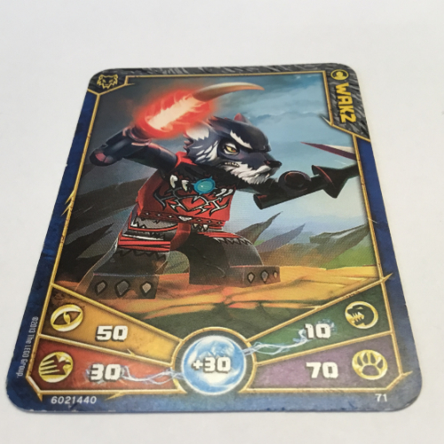 Carte à collectionner, Legends of Chima jeu n° 1: 71 [Wakz] (Trading Card, Legends of Chima Deck #1: 71 [Wakz])