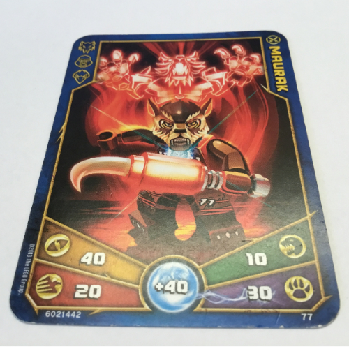 Carte à collectionner, Legends of Chima jeu n° 1: 77 [Maurak] (Trading Card, Legends of Chima Deck #1: 77 [Maurak])