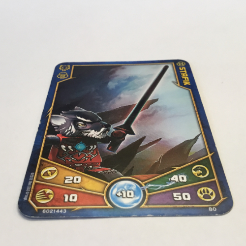 Carte à collectionner, Legends of Chima jeu n° 1: 80 [Stafik] (Trading Card, Legends of Chima Deck #1: 80 [Stafik])