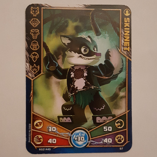 Carte à collectionner, Legends of Chima jeu n° 1: 97 [Skinnet] (Trading Card, Legends of Chima Deck #1: 97 [Skinnet])
