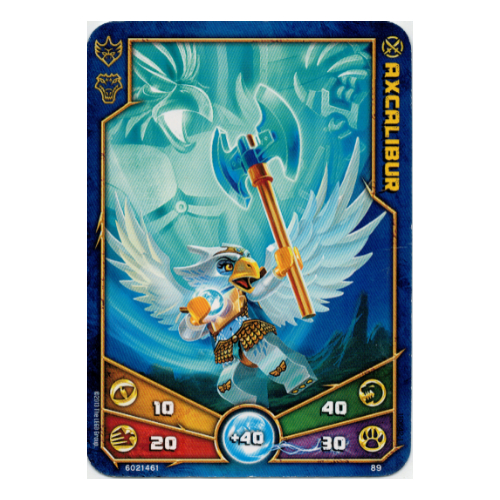 Carte à collectionner, Legends of Chima jeu n° 1: 89 [Axcalibur] (Trading Card, Legends of Chima Deck #1: 89 [Axcalibur])