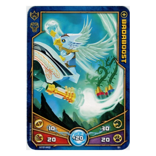 Carte à collectionner, Legends of Chima jeu n° 1: 91 [Badaboost] (Trading Card, Legends of Chima Deck #1: 91 [Badaboost])