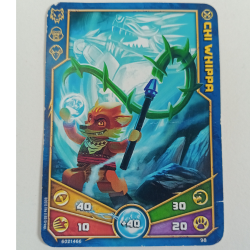 Carte à collectionner, Legends of Chima jeu n° 1: 98 (Chi Whippa) (Trading Card, Legends of Chima Deck #1: 98 (Chi Whippa))