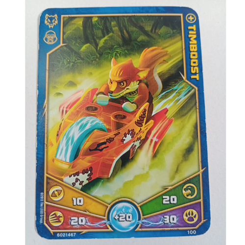 Carte à collectionner, Legends of Chima jeu n° 1: 100 (Timboost) (Trading Card, Legends of Chima Deck #1: 100 (Timboost))