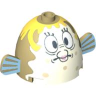 Poisson-globe avec motif imprimé de Mme Puff (spongebob) (Body Pufferfish with Mrs. Puff Print (SpongeBob))