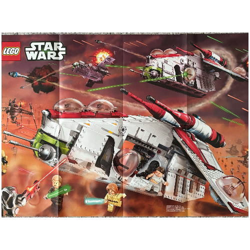 Affiche, 2013 Galerie de figurines / Bataille de Geonosis (Poster, 2013 Minifigure Gallery / Battle of Geonosis)