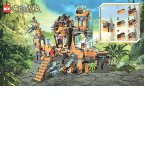 Affiche, Légendes de Chima: Le Temple du Lion CHI (Poster, Legends of Chima: The Lion CHI Temple)